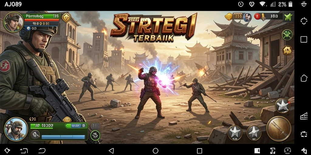 Tampilan gameplay AJO89 yang mendebarkan dan penuh strategi.