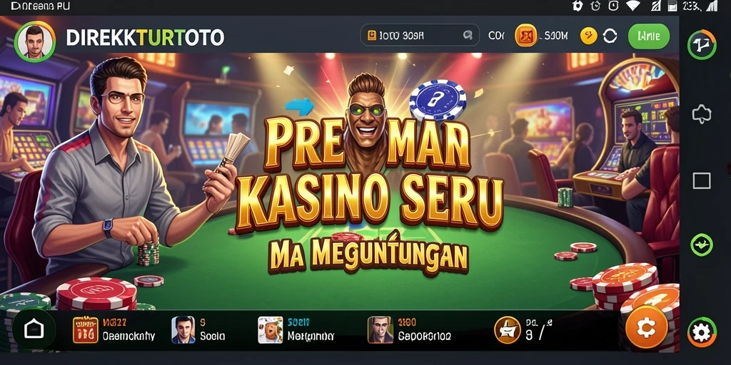 Gameplay seru dari DIREKTURTOTO yang menampilkan berbagai permainan kasino.