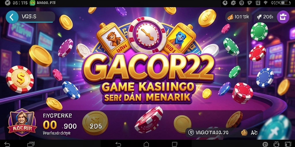 Screenshot gameplay GACOR22 yang menampilkan aksi permainan Kasino.