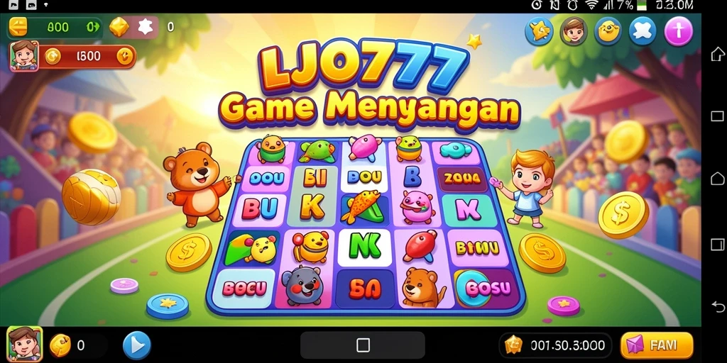 Tampilan gameplay LJO777 yang menarik saat bermain Bingo.