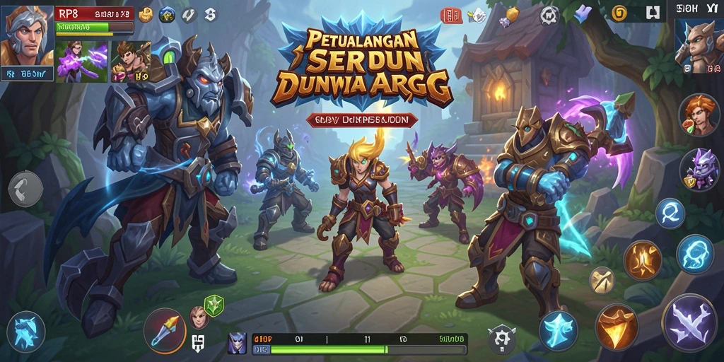 Gameplay menarik dan dinamis di dunia RP8 yang fantastis.