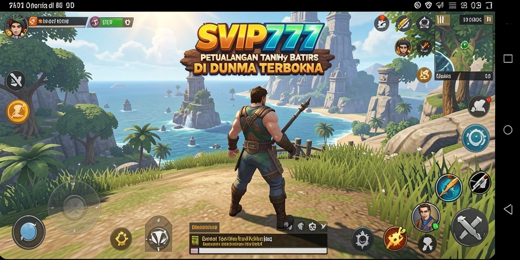 Screenshot gameplay SVIP777 dengan aksi eksplorasi Open World yang menarik.