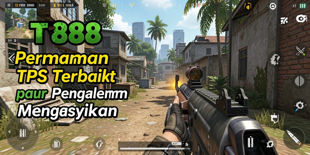 Tangkapan layar menunjukkan pertempuran seru dalam gameplay TPS.