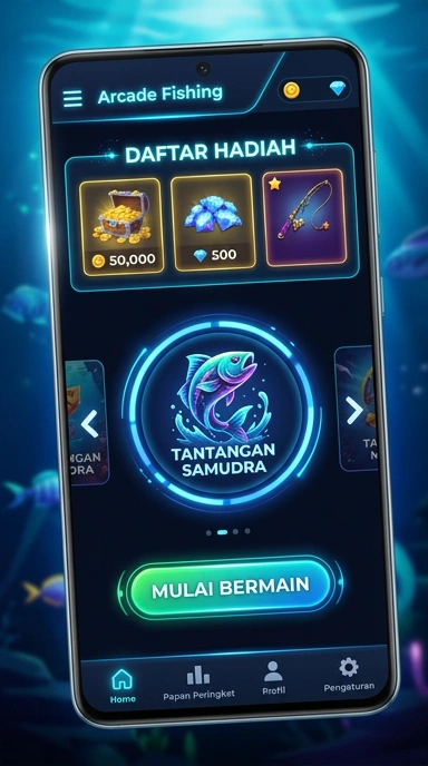 Tampilan katalog aplikasi di nagawin yang memudahkan navigasi dan pencarian.